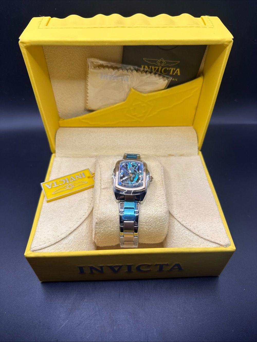 Invicta Lupah watch (Model 24832) tonneau-shaped case